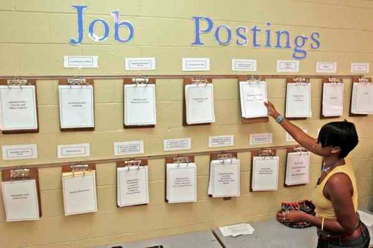 Monthly unemployment figures will be released today. Maureen Sanders will be among them. The recent graduate is looking for employment opportunities as a dental assistant.