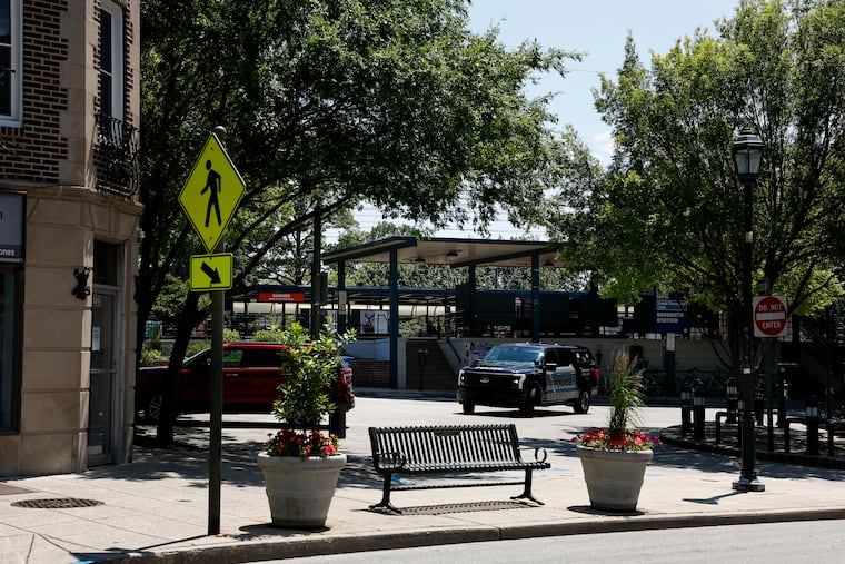 The SEPTA train station on the Paoli/Thorndale Line on Monday, June 2, 2025, in Narberth, Pa.