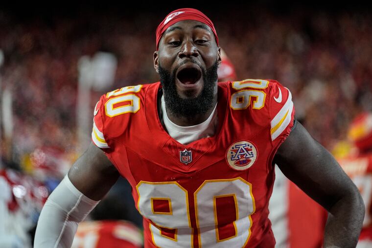 Defensive end Charles Omenihu spent the last three seasons with the Chiefs.