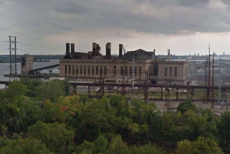 View south from the recycling plant property recently bought by Recleim in Bridesburg.