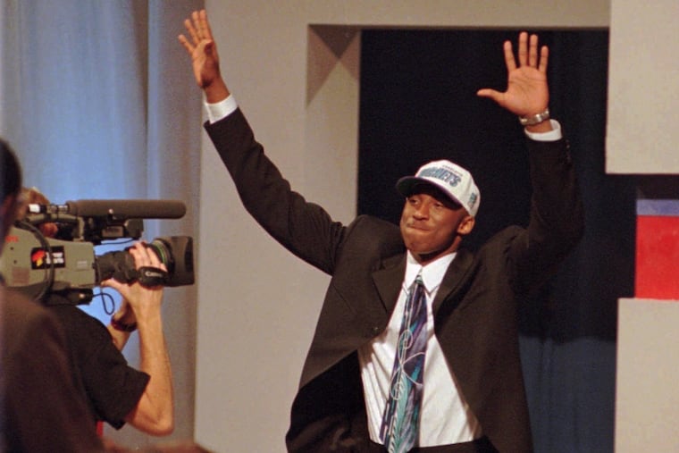 Philadelphia area high school player Kobe Bryant became the headliner of the 1996 NBA Draft Class after winning five NBA championships with the Lakers.