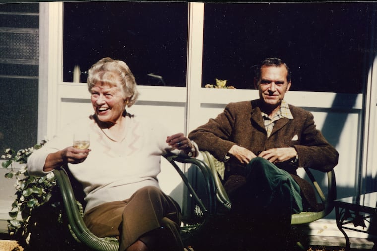 Ornithologist James Bond with his wife, Mary Wickham Bond. Wickham Bond and Ian Fleming exchanged letters, after the James Bond movies became popular in the 1960s. The story is re-enacted in a new documentary, "The Other Fellow."