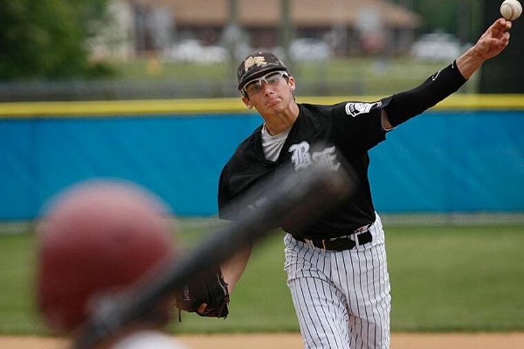 Bishop Eustace starting pitcher Devin Smeltzer. (Michael S. Wirtz/ Staff Photographer)