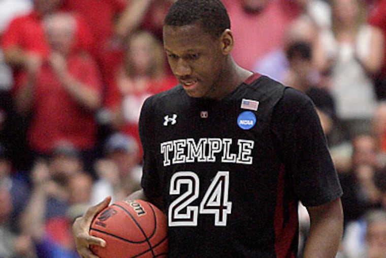 "I didn't really want to go out this early," Temple star Lavoy Allen said. (Yong Kim/Staff Photographer)