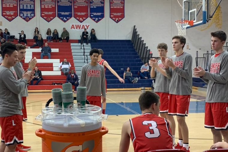 The Lenape boys' basketball team beat Haddon Heights, 53-42, on Saturday.