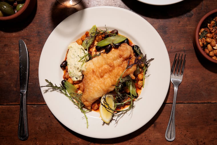 Chesapeake Bay blue catfish served at the FinnBar in Frenchtown, NJ. Maryland is marketing blue catfish, an invasive species to the region, as a culinary treat.