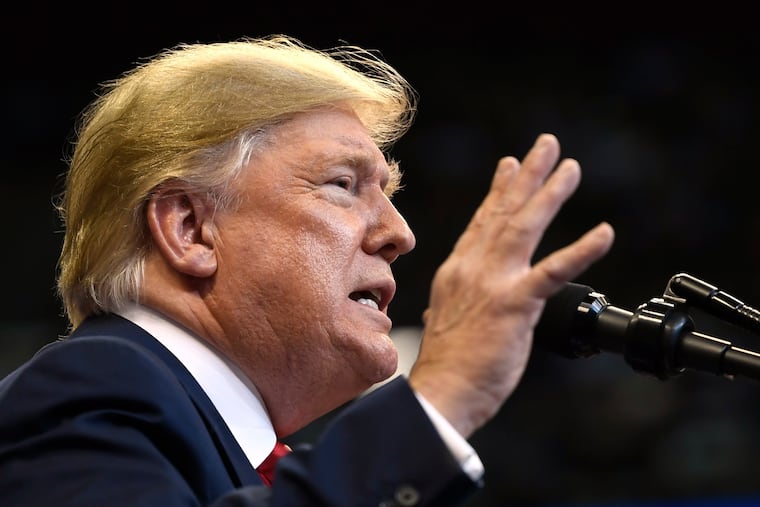 President Donald Trump speaks at a rally in Sunrise, Fla., Tuesday, Nov. 26, 2019. He is set to resume campaign rallies on June 20, 2020, postponing his initial preferred date after criticism that it fell on the anniversary of the Tulsa Race Massacre and Juneteenth celebrations of slave emancipation.