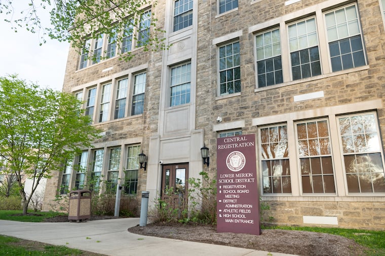 Lower Merion School District Administration Building is pictured in Ardmore, Pa, on Monday, April 20, 2026