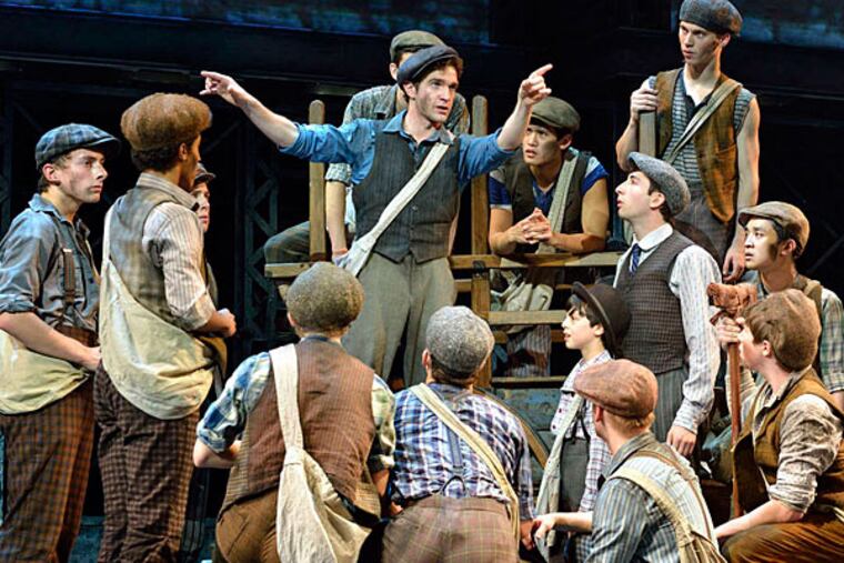 "Newsies" is the musical story of the 1899 strike by New York City's spunky, exploited newsboys. (DEEN VAN MEER)