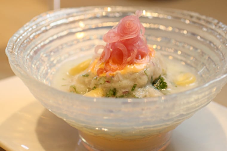 Peruvian Cerviche from Chifa, which opened at 707 Chestnut St. in February. ( Michael Bryant / Staff Photographer )