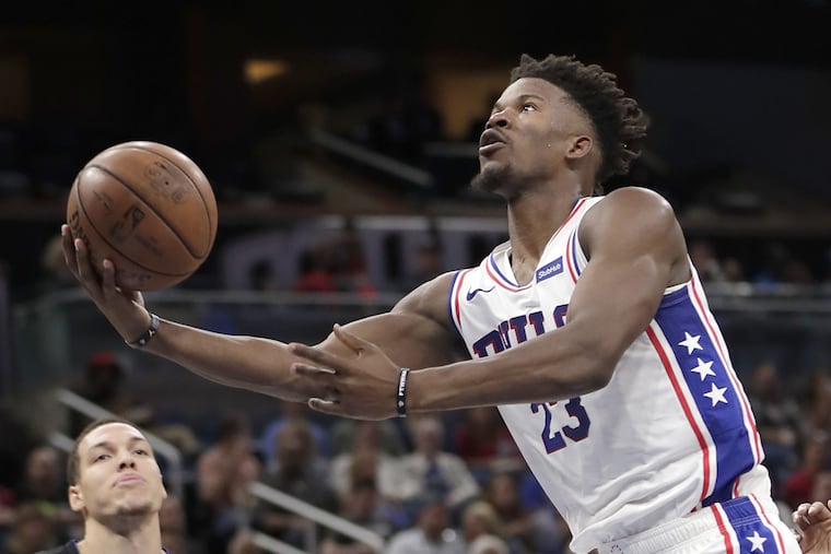 Jimmy Butler goes up for a layup Wednesday in Orlando.