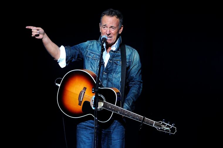 Bruce Springsteen, shown performing at the Stand Up For Heroes benefit concert at the Hulu Theater at Madison Square Garden on Nov. 5, 2018.