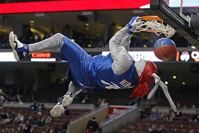 As part of the Sixers' celebration of the 2001 NBA Finals team, the team's former mascot, Hip Hop, is coming back.