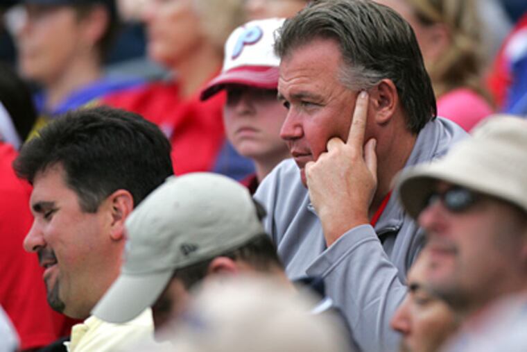 Former pitcher and current Phillies scout Charley Kerfeld. (David Swanson / Staff Photographer)