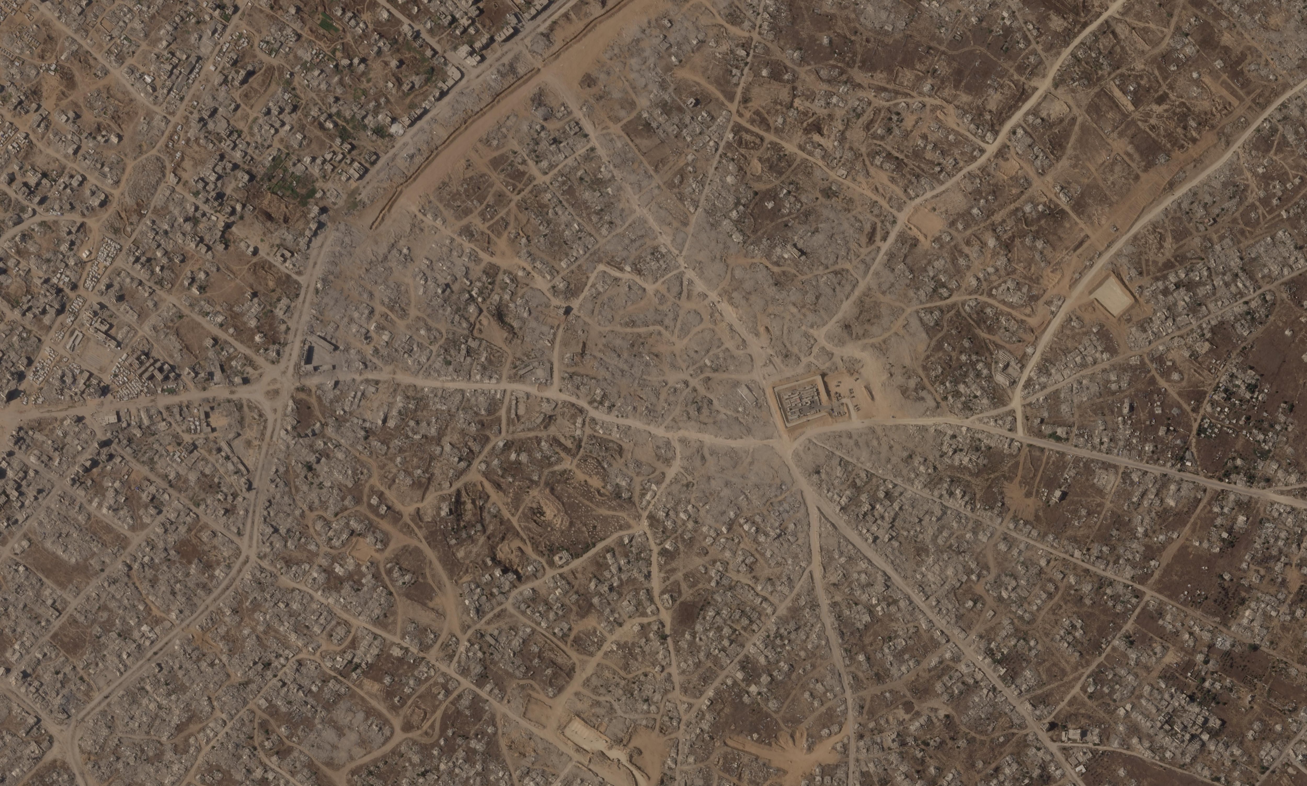 Satellite Imagery Shows Widespread Demolition of Gaza Towns and Districts