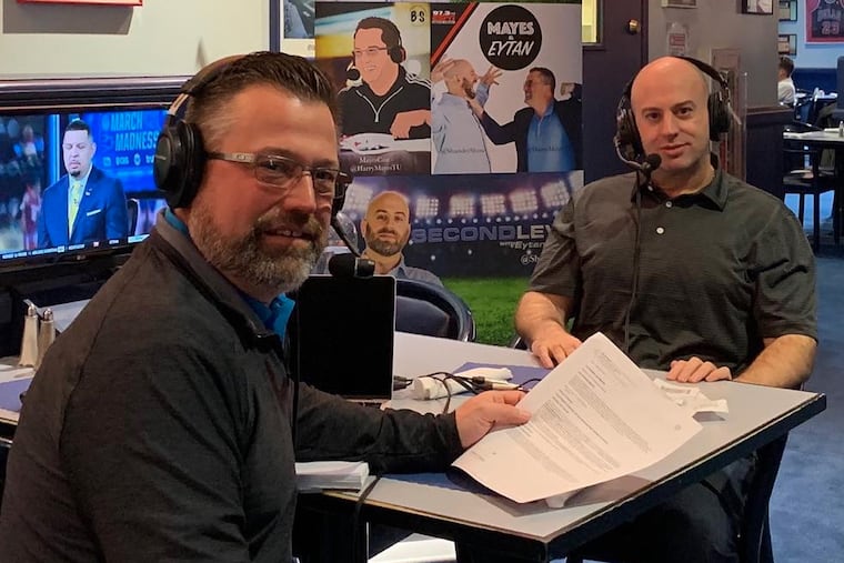 Former 97.5 The Fanatic host Harry Mayes (left) and Eytan Shander will launch their new show "Mayes & Etyan" on 97.3 ESPN Monday afternoon.