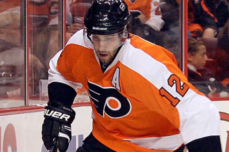 Simon Gagne said Monday that he was "feeling pretty good." (Yong Kim/Staff file photo)
