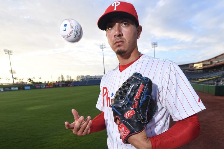 Vince Velasquez will get the start against the Blue Jays.