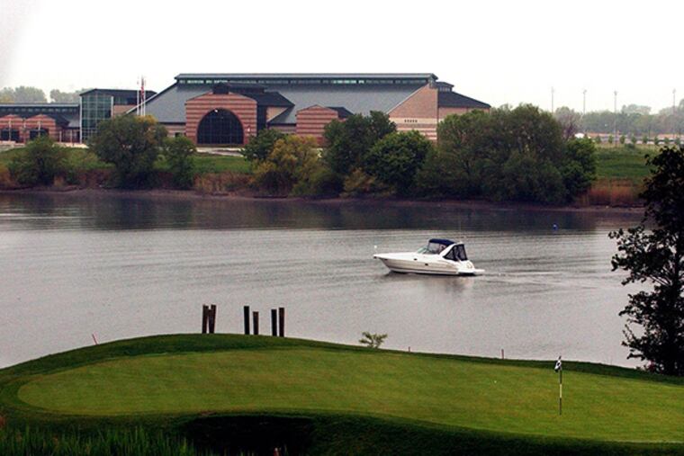 The course of RiverWinds and the West Deptford Community Center in background. (Photo by Michael Plunkett)