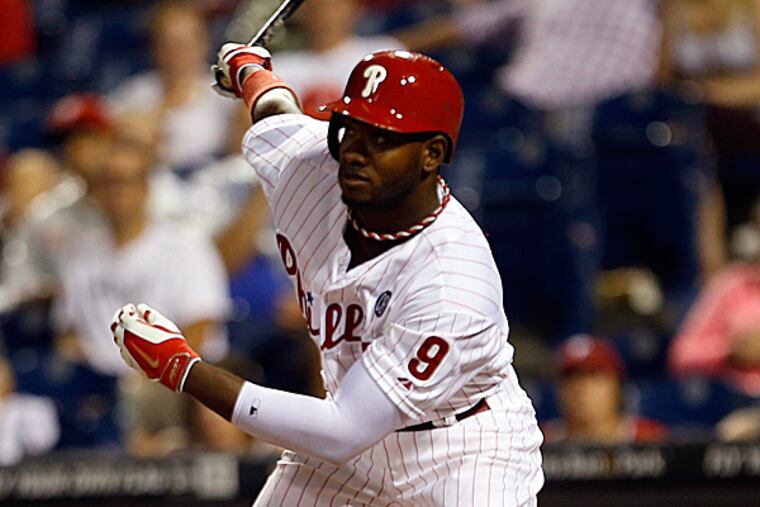 Phillies left fielder Domonic Brown. (Yong Kim/Staff Photographer)
