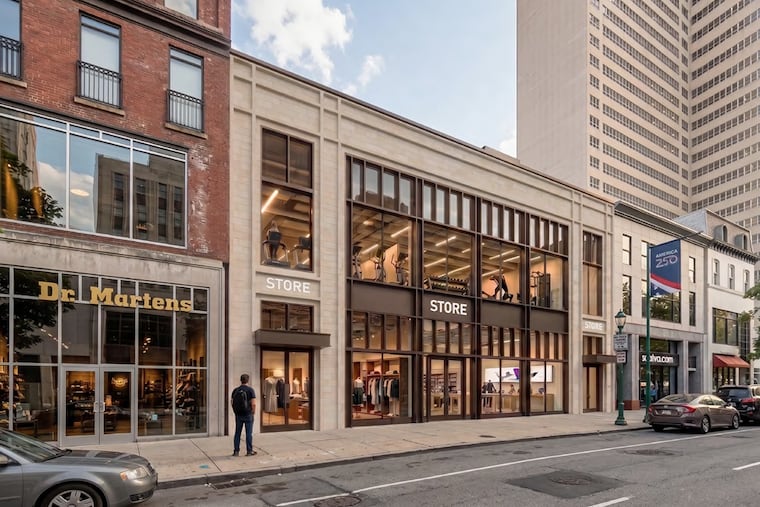 A rendering for the proposed building from Gridmark Group, which decided against building a new tower at the site.