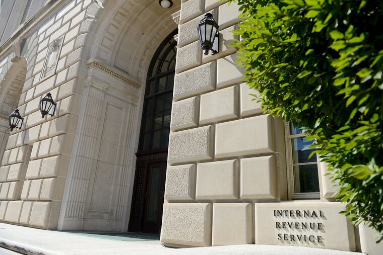 The Internal Revenue Service building is in Washington, D.C.
