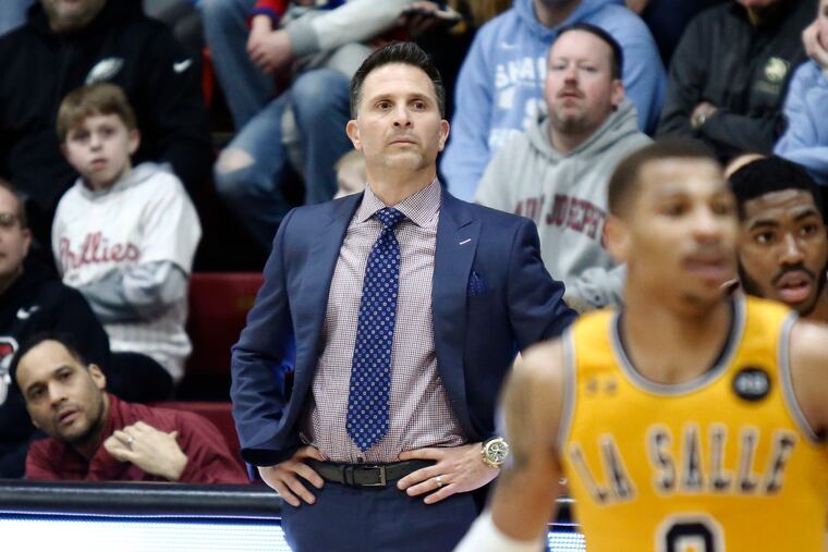 Head coach Billy Lange's St. Joe's Hawks are in the heat of conference play, along with La Salle, now that the calendar has flipped to January.