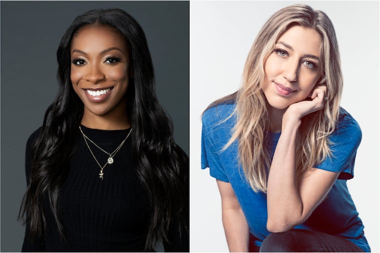 Ego Nwodim (left) and Heidi Gardner are featured players on NBC's "Saturday Night Live," where they also share a dressing room.