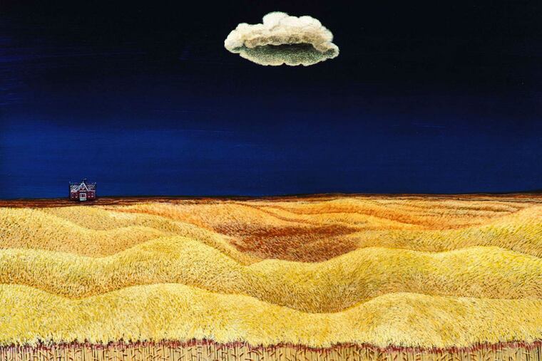 "Wheat Field" (circa 1943) by John Rogers Cox, a Philadelphia-trained artist.