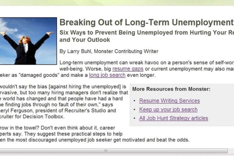 From Monster.com. Some job ideas focus on state of mind.