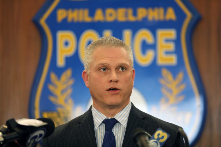 At Police Headquarters on Tuesday April 1, 2019, Homicide Capt. Jason Smith spoke about the fatal shooting of Nicholas Flacco, 20, in FDR Park.