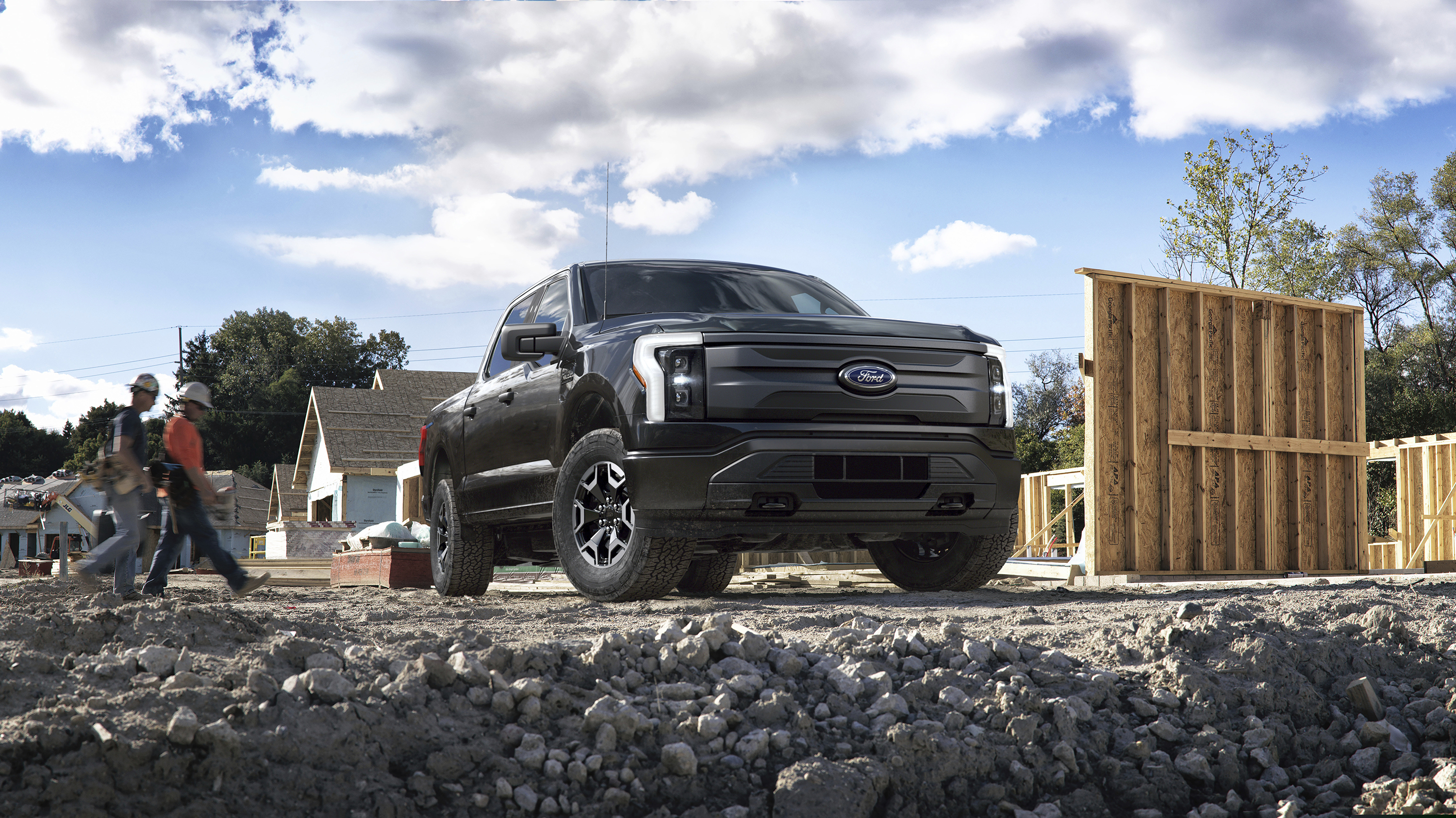This photo provided by Ford Motor Co., shows the coming 2022 Ford F-150 Lightning, which is part of a new generation of emerging electric vehicles.