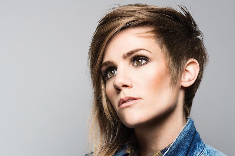 Comedian Cameron Esposito, with roles in three movies and a TV show in the works, performs at the Trocadero on Sunday.