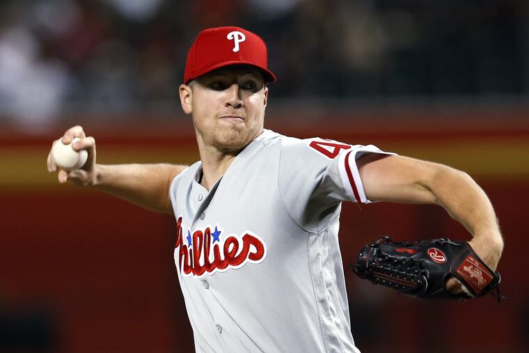 Phillies pitcher Nick Pivetta turned in a stellar performance against the Diamondbacks on Tuesday.