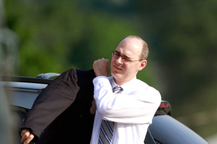 Frank Fina, part of the prosecution team in the Jerry Sandusky trial June 2012. (DAVID SWANSON/Staff Photographer)
