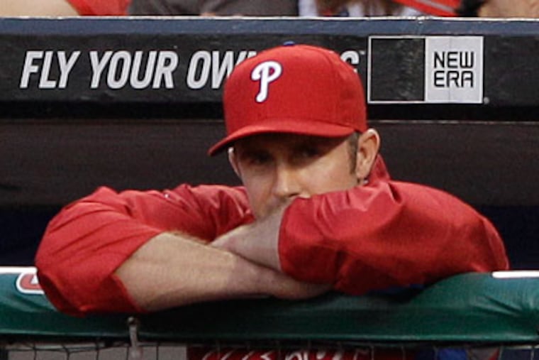 Chase Utley is headed to Clearwater to participatein extended spring training. (Matt Slocum/AP Photo)