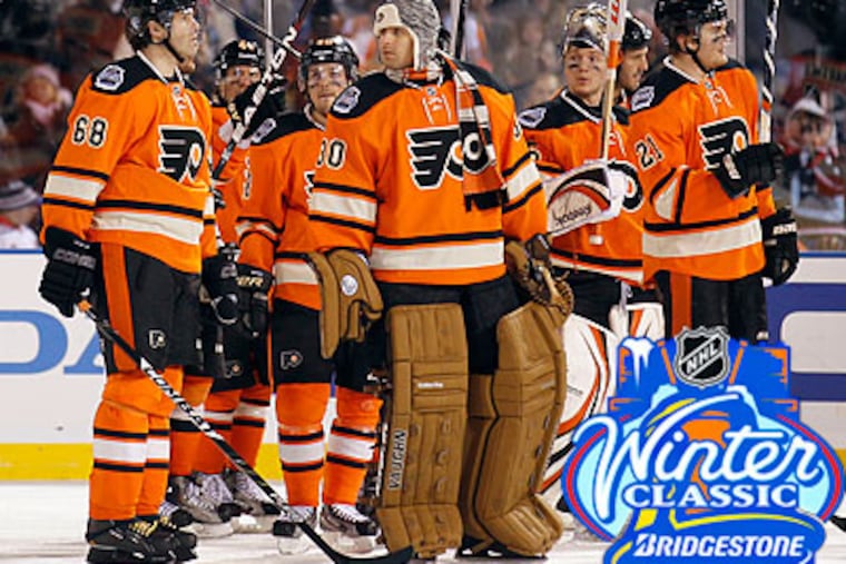 In every way but the final result yesterday, the Winter Classic lived up to the billing for local fans. (Yong Kim/Staff Photographer)