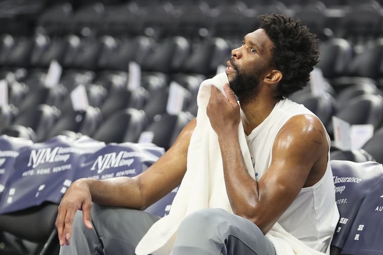 Joel Embiid will miss 17 of the Sixers' first 21 games. He's set to sit out on Friday when his teammates face the Orlando Magic