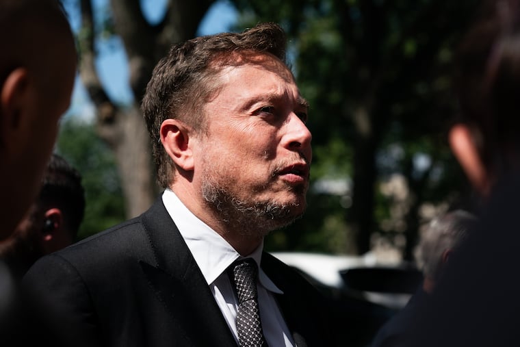 Elon Musk speaks on Capitol Hill last year.