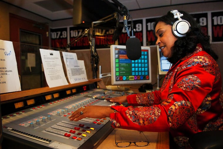Lady B, pictured here at WRNB studios in Conshohocken in 2011, was let go from her 3 to 7 p.m. drive time slot on 100.3 The Beat.