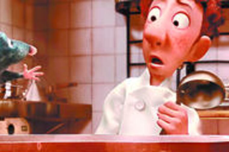 In "Ratatouille," as Remy the rat and Linguini the cleanup kid make beautiful cuisine, the film focuses on kitchen and culinary accuracy.