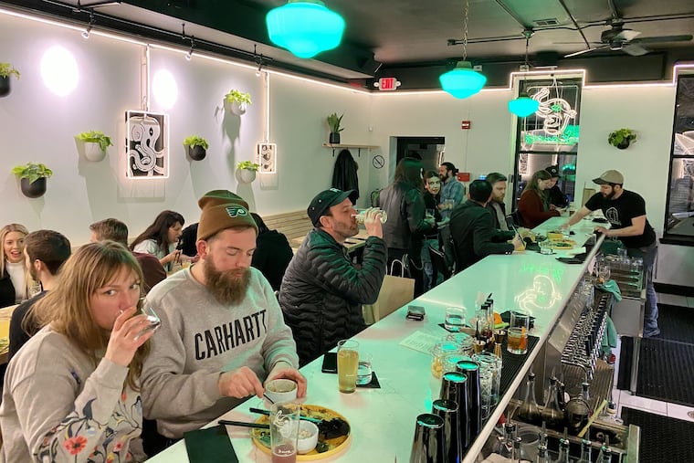 Bar seating at St. Oner's, 2218 Frankford Ave.