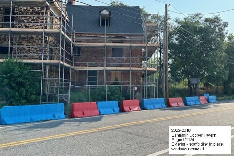 Work is underway at the Benjamin Cooper Tavern in North Camden, which is being transformed into a museum devoted to a museum focused on South Jersey's Revolutionary War history.