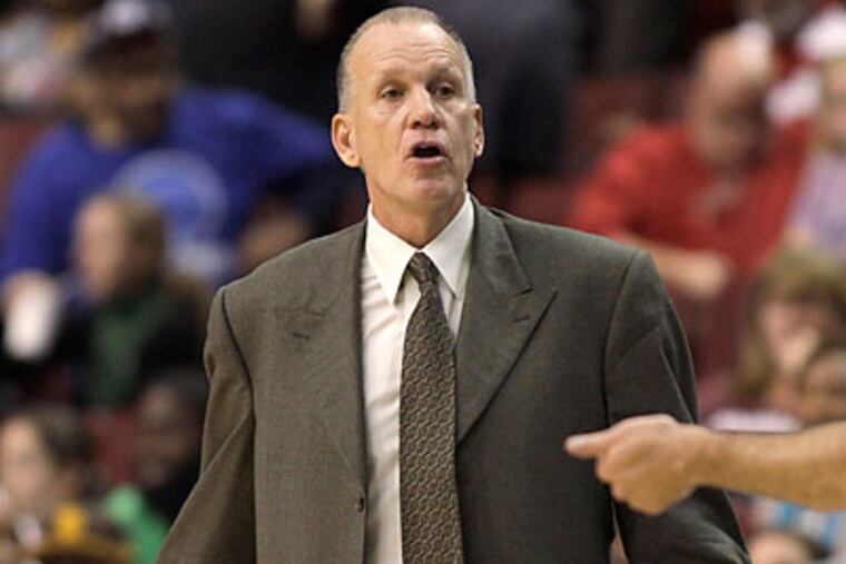 It's not yet known whether Doug Collins will coach the 76ers' preseason finale tonight. (H. Rumph Jr/AP file photo)