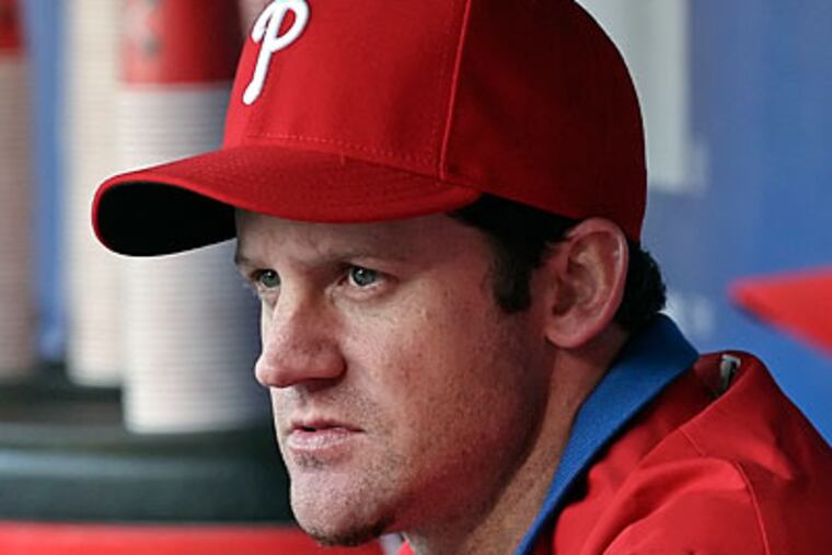 The Phillies' lead in the NL East means Roy Oswalt will face less pressure as he returns from injury. (Steven M. Falk/Staff file photo)