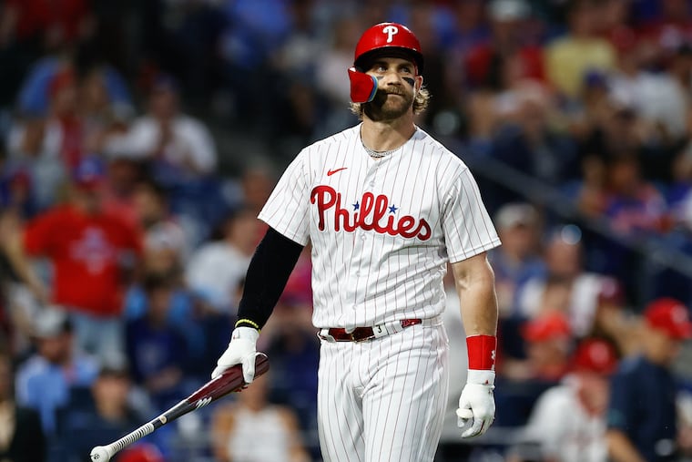 Phillies designated hitter Bryce Harper will have to wait to see if he will be named an All-Star.