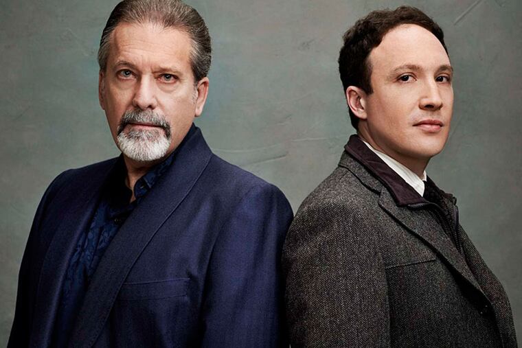 Jonathan Kellerman (left) and son Jesse, who is following in his parents' footsteps fast with seven published novels.