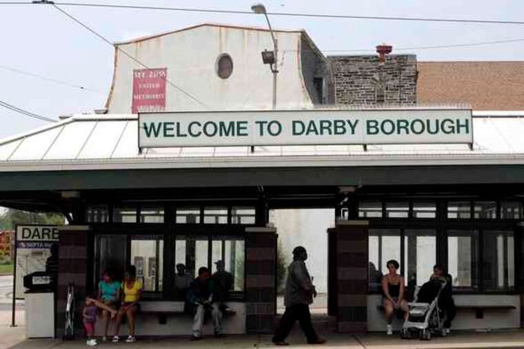 Darby Mayor Darren Burrell is accused of injuring a borough councilman after a meeting on Nov. 2.