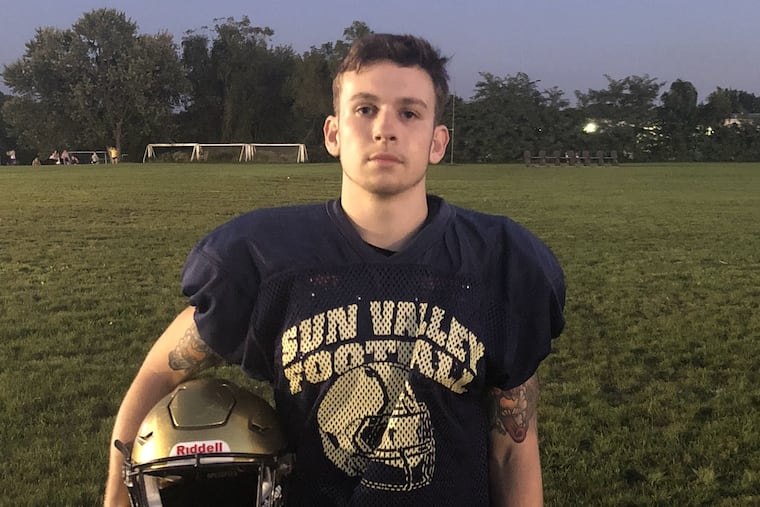 Sun Valey's Julz Kelly was sidelined by a hand injury in the first quarter of Friday night's loss to Massillon Washington (Ohio).