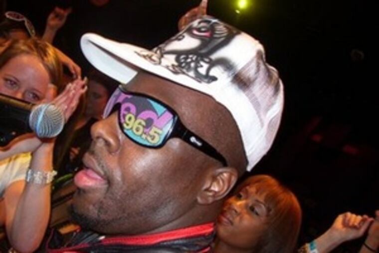 Former Fugees frontman Wyclef Jean fronted for Wired 96.5 at a concert for call-in contest winners at the World Cafe Live in West Philadelphia Thursday night.